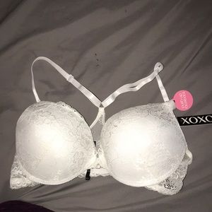 White pushup bra